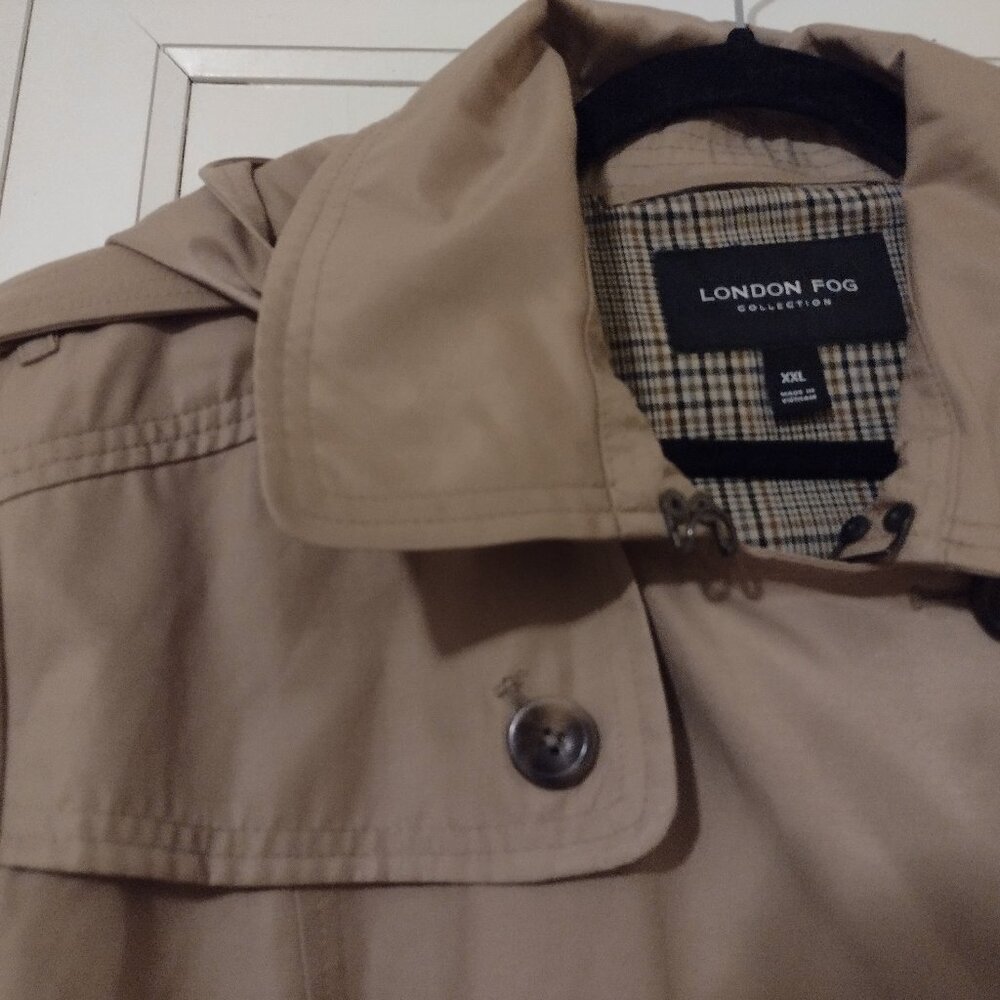NWT London Fog Trench Rain Coat XXL